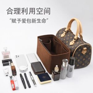LV Speedy Bag Organizer Insert – Premium Felt Inner Liner (25/30/35)